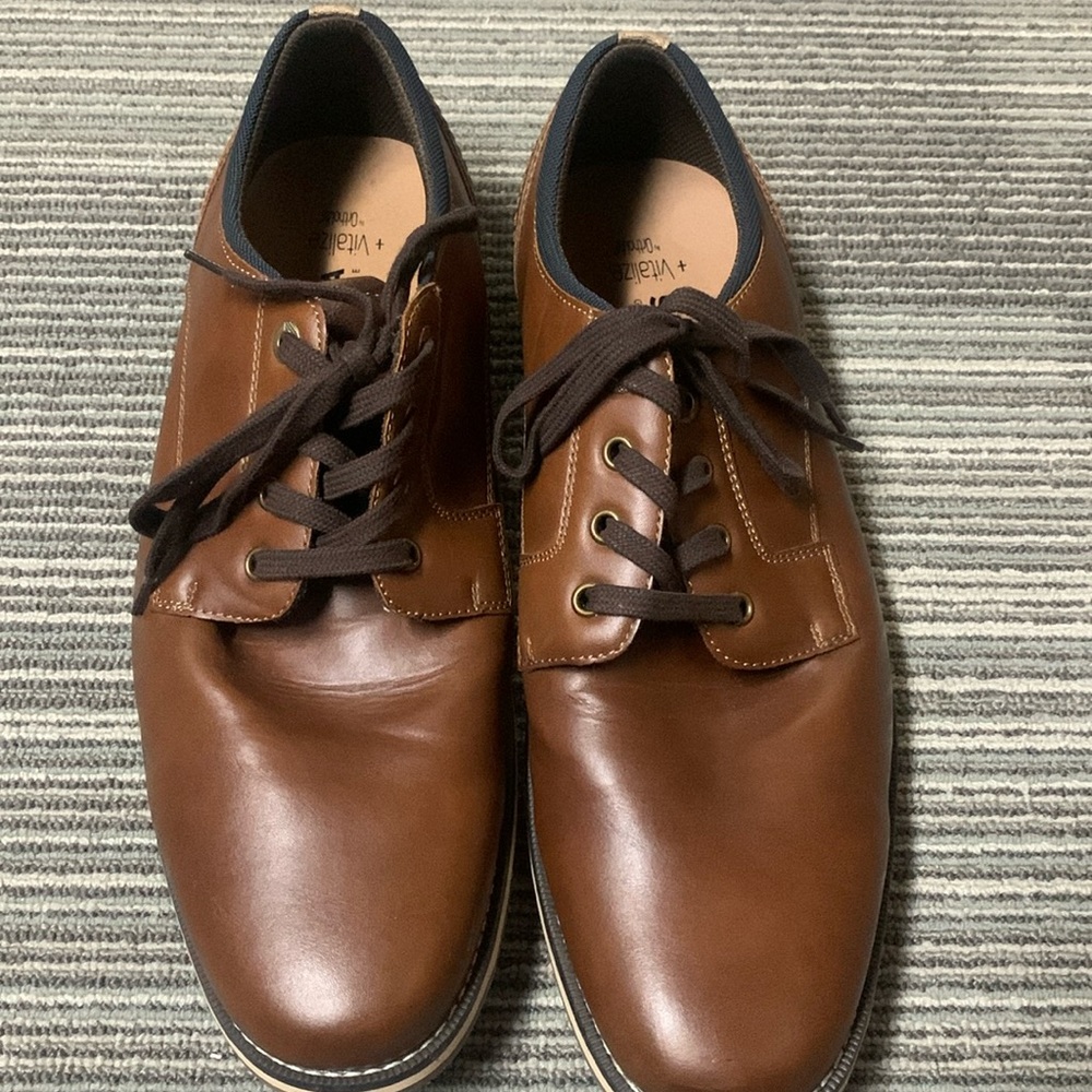Men’s Sonoma Brown Dress Shoes Sz 13